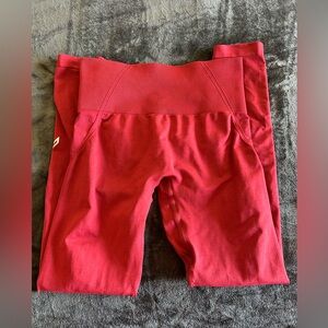 Oner Active Claret Red Effortless Leggings Size Small